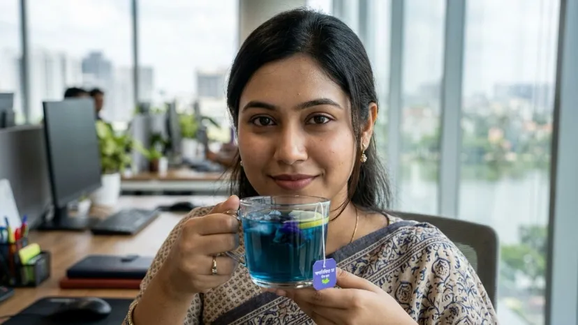 নীল চায়ের যত গুণাবলি